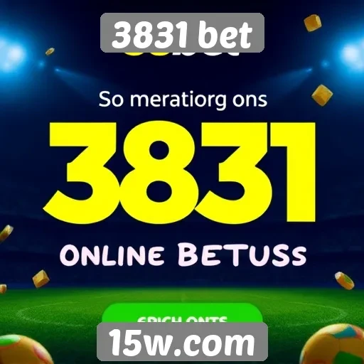 Bonus e promoções oferecidos pelo 3831 bet