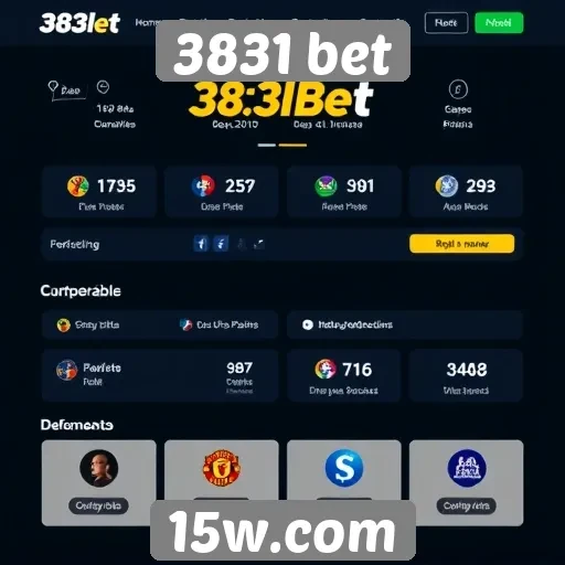 Recursos e funcionalidades do site 3831 bet