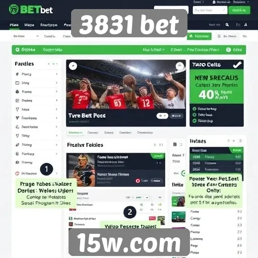Recursos e funcionalidades do site de apostas 3831 bet