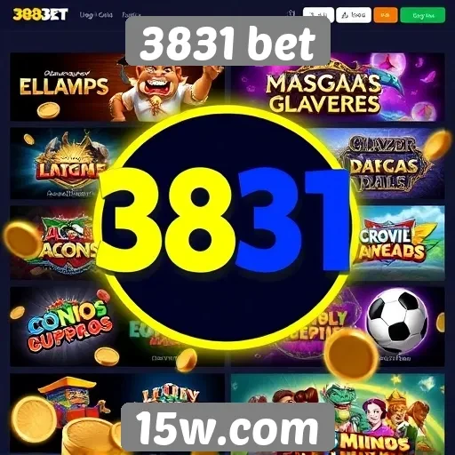 Visão geral dos jogos disponíveis no site 3831 bet