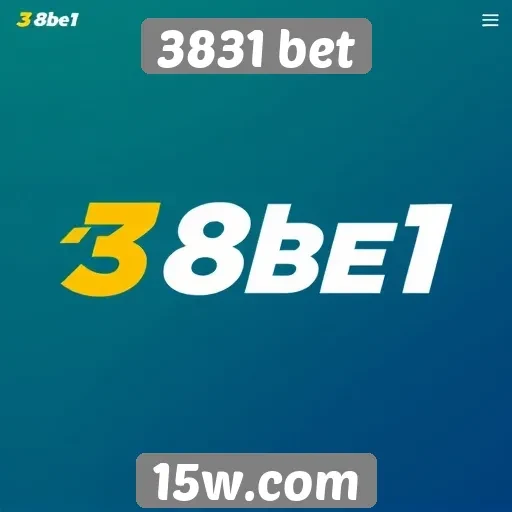 Navegação intuitiva e design do site 3831 bet