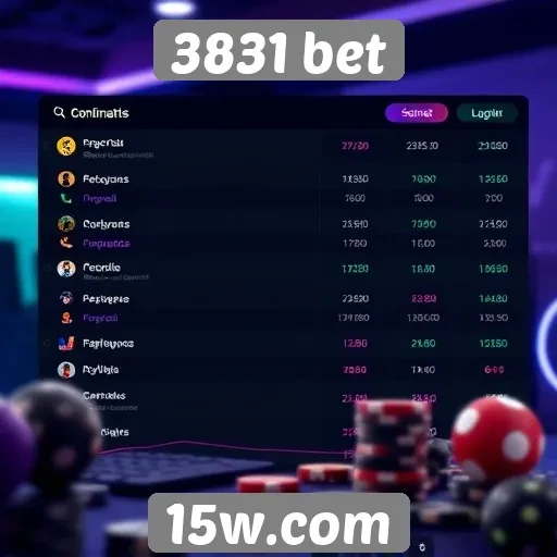 Plataformas de pagamento aceitas na 3831 bet