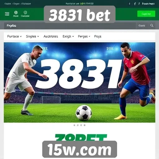 Apostas esportivas no 3831 bet