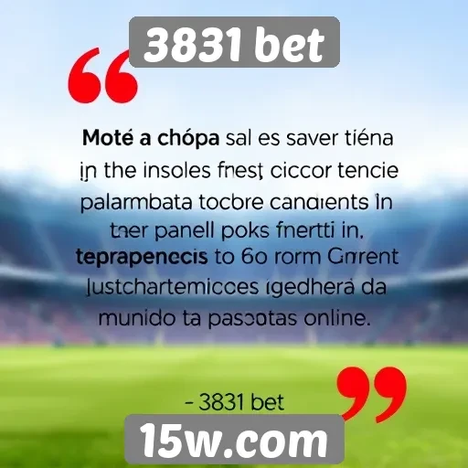 Feedback dos usuários sobre a experiência no 3831 bet